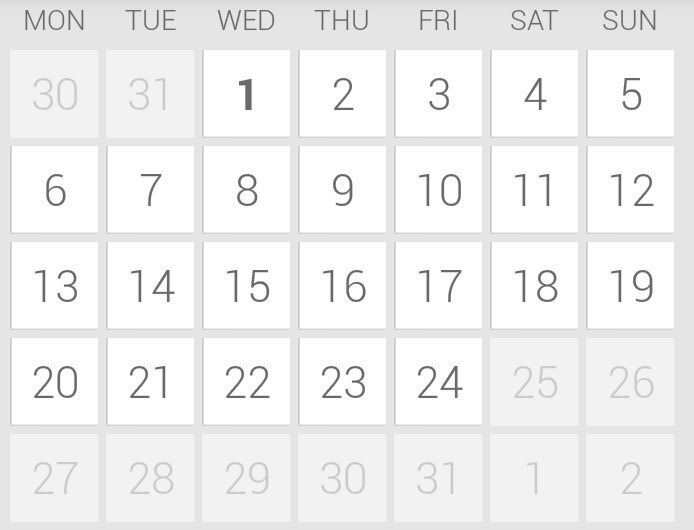 Calendar